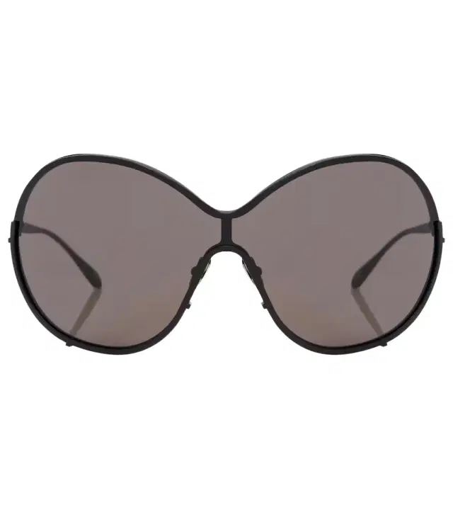 Alaia Alaïa Lettering Logo oversized sunglasses