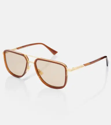 Bottega Veneta Metal Combi aviator sunglasses | Thumbnail 5 Bottega Veneta Metal Combi aviator sunglasses | Thumbnail 5
