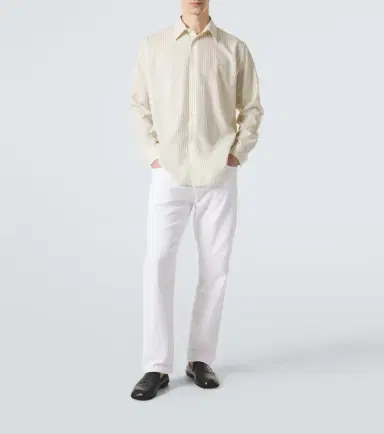 Auralee triped wool shirt | Thumbnail 5