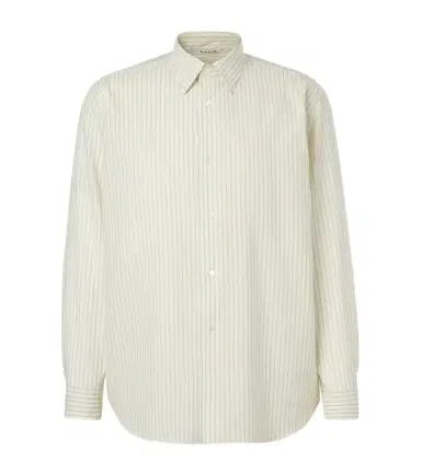 Auralee triped wool shirt | Thumbnail 1