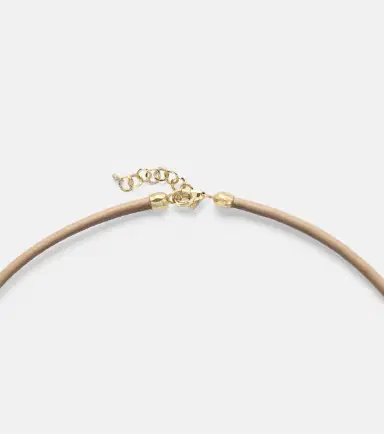 Octavia Elizabeth 18kt gold pendant necklace with turquoise | Thumbnail 2
