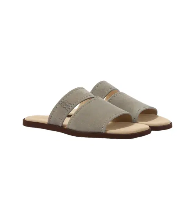 Brunello Cucinelli Logo suede sandals