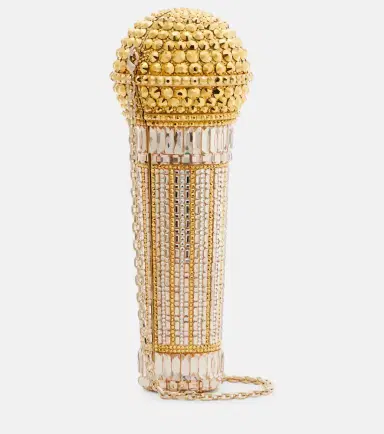 Judith Leiber Couture Microphone Small crystal-embellished clutch | Thumbnail 2 Judith Leiber Couture Microphone Small crystal-embellished clutch | Thumbnail 2