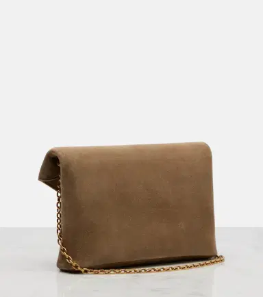 Saint Laurent Cassandre Small suede clutch | Thumbnail 3