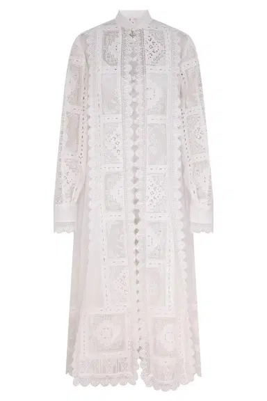 Zimmermann Aster Embroidered Midi Dress | Thumbnail 1
