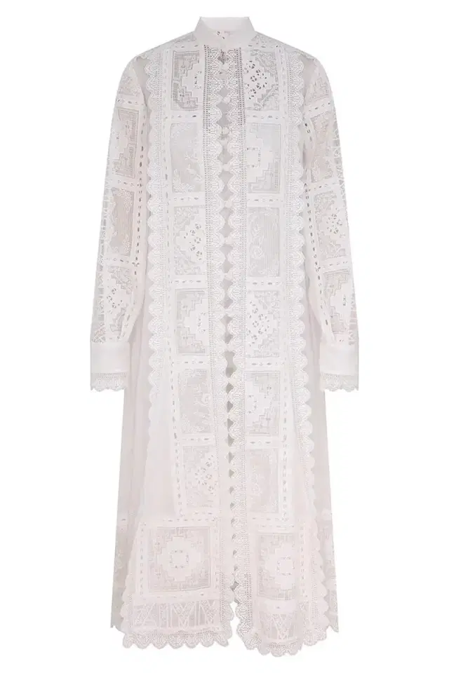 Aster Embroidered Midi Dress