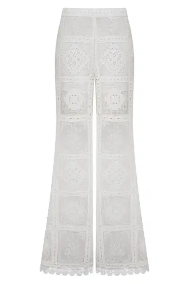 Zimmermann Aster Embroidered Pant | Thumbnail 1