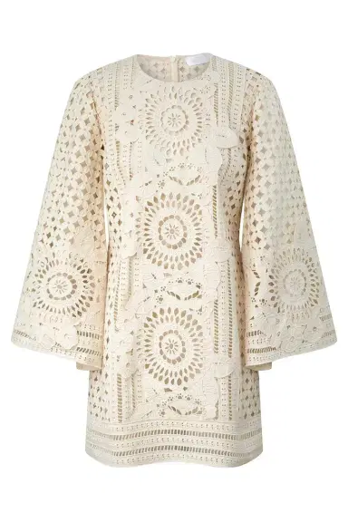 Zimmermann Indra Embroidered Mini Dress | Thumbnail 1