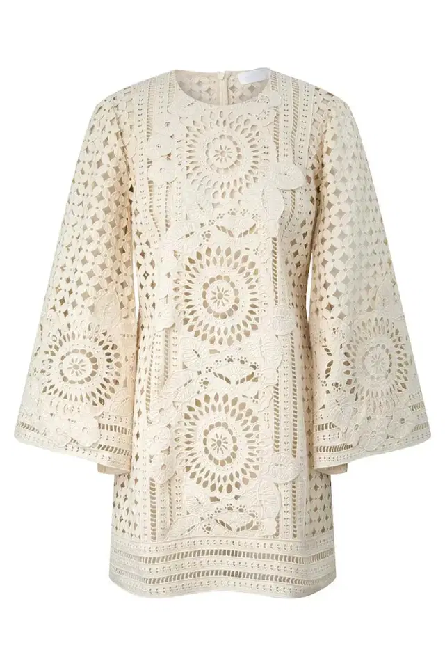 Indra Embroidered Mini Dress