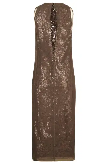 Brunello Cucinelli Undisclosed Sleeveless Midi Dress | Thumbnail 5 Brunello Cucinelli Undisclosed Sleeveless Midi Dress | Thumbnail 5