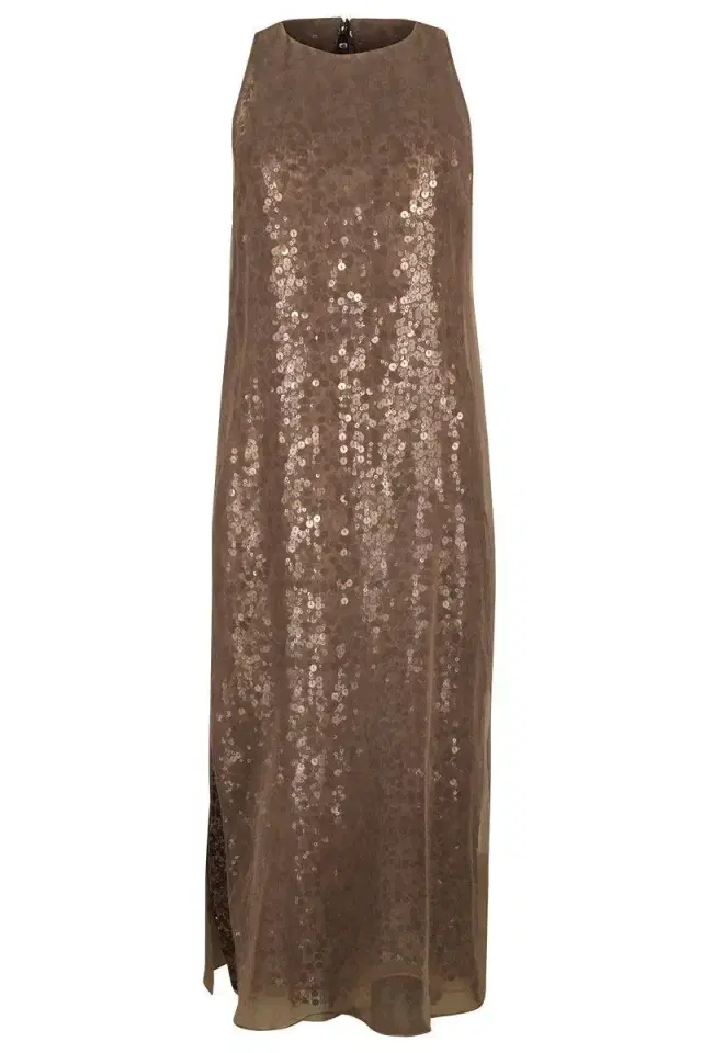 Brunello Cucinelli Undisclosed Sleeveless Midi Dress