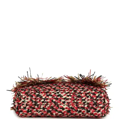 Chanel Chanel Small CC Shopping Bag Red, Beige, Black Braided Raffia Gold Hardware | Thumbnail 6 Chanel Chanel Small CC Shopping Bag Red, Beige, Black Braided Raffia Gold Hardware | Thumbnail 6