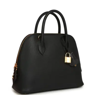 HERMÈS Hermes 1923 Bolide 25 Black Epsom Palladium Hardware | Thumbnail 2