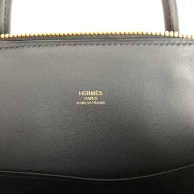 HERMÈS Hermes 1923 Bolide 25 Black Epsom Palladium Hardware | Thumbnail 8
