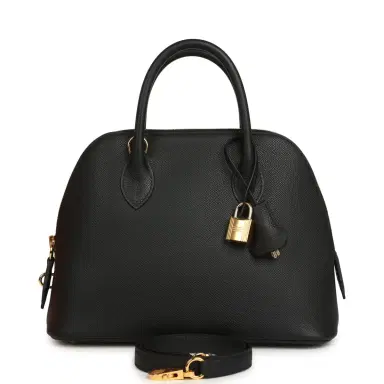 HERMÈS Hermes 1923 Bolide 25 Black Epsom Palladium Hardware | Thumbnail 1