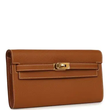 HERMÈS Hermes Kelly Wallet To Go Gold Epsom Gold Hardware | Thumbnail 2 HERMÈS Hermes Kelly Wallet To Go Gold Epsom Gold Hardware | Thumbnail 2