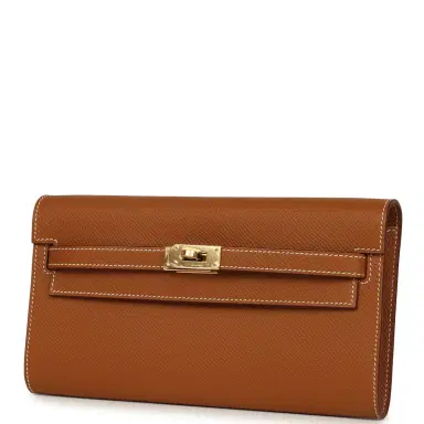 HERMÈS Hermes Kelly Wallet To Go Gold Epsom Gold Hardware | Thumbnail 6 HERMÈS Hermes Kelly Wallet To Go Gold Epsom Gold Hardware | Thumbnail 6