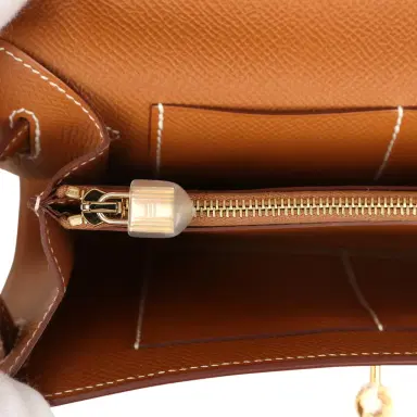 HERMÈS Hermes Kelly Wallet To Go Gold Epsom Gold Hardware | Thumbnail 9 HERMÈS Hermes Kelly Wallet To Go Gold Epsom Gold Hardware | Thumbnail 9