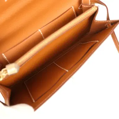 HERMÈS Hermes Kelly Wallet To Go Gold Epsom Gold Hardware | Thumbnail 10 HERMÈS Hermes Kelly Wallet To Go Gold Epsom Gold Hardware | Thumbnail 10