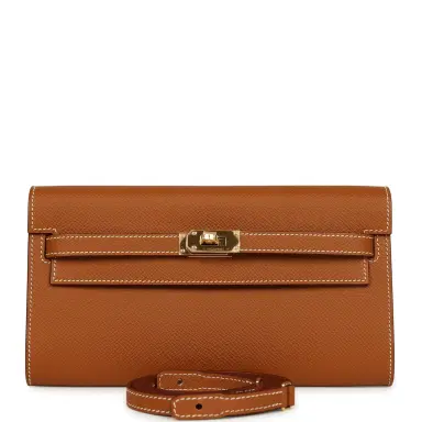 HERMÈS Hermes Kelly Wallet To Go Gold Epsom Gold Hardware | Thumbnail 1 HERMÈS Hermes Kelly Wallet To Go Gold Epsom Gold Hardware | Thumbnail 1