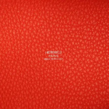 HERMÈS Hermes Picotin Lock 18 Orange Poppy Clemence Palladium Hardware | Thumbnail 8 HERMÈS Hermes Picotin Lock 18 Orange Poppy Clemence Palladium Hardware | Thumbnail 8