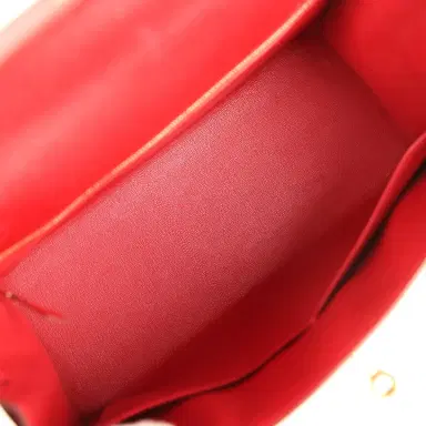 HERMÈS Pre-owned Hermes Kelly Sellier 28 Rouge Casaque Epsom Gold Hardware | Thumbnail 8