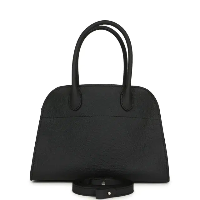 The Row The Row Soft Margaux 10 Bag Night Navy Calfskin Silver Hardware