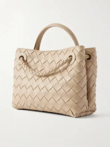 Bottega Veneta Mini Andiamo Intrecciato Leather Tote | Thumbnail 4