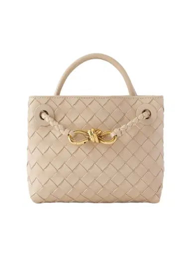 Bottega Veneta Mini Andiamo Intrecciato Leather Tote | Thumbnail 1