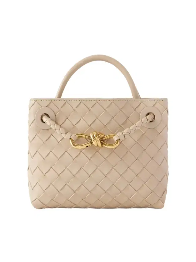 Mini Andiamo Intrecciato Leather Tote