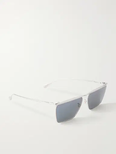 Oliver Peoples + Jil Sander Aviator-style Gold-toned Sunglasses | Thumbnail 9