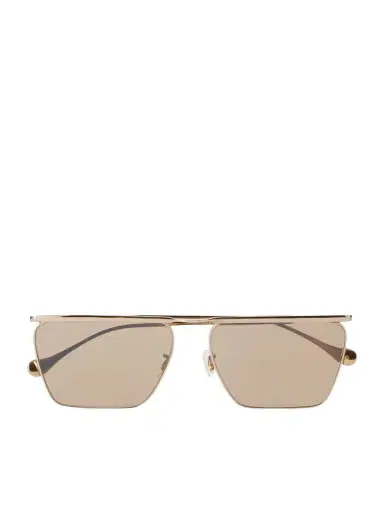 Oliver Peoples + Jil Sander Aviator-style Gold-toned Sunglasses | Thumbnail 1
