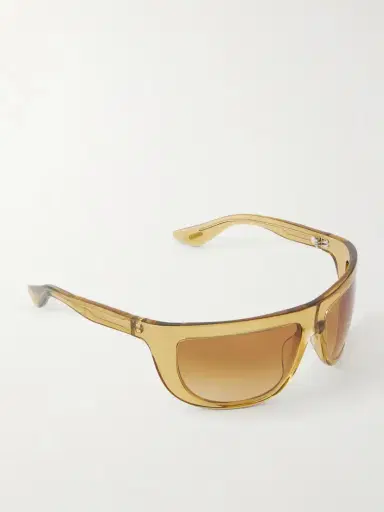 Oliver Peoples + Khaite 1974c D-frame Acetate Sunglasses | Thumbnail 3