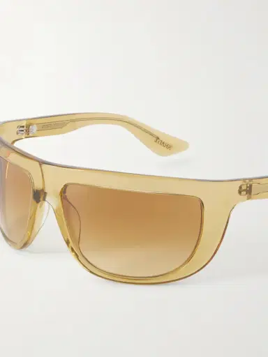 Oliver Peoples + Khaite 1974c D-frame Acetate Sunglasses | Thumbnail 4