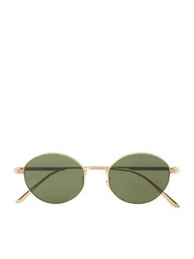 Oliver Peoples + Khaite 1994c Round-frame Metal Sunglasses | Thumbnail 1