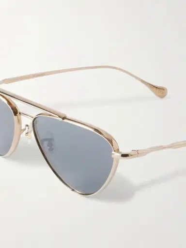 Oliver Peoples + Jil Sander Aviator-style Gold-tone Titanium Sunglasses | Thumbnail 5 Oliver Peoples + Jil Sander Aviator-style Gold-tone Titanium Sunglasses | Thumbnail 5