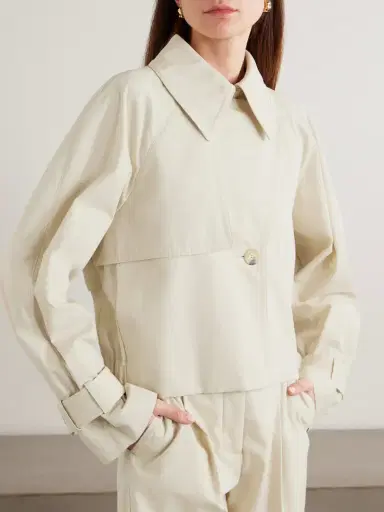 Joseph Suber Cropped Cotton-gabardine Jacket | Thumbnail 3 Joseph Suber Cropped Cotton-gabardine Jacket | Thumbnail 3