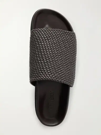 A Emery Luca Woven Leather Slides | Thumbnail 6 A Emery Luca Woven Leather Slides | Thumbnail 6