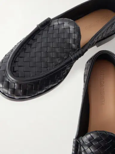 Bottega Veneta Silenzio Intrecciato Leather Loafers | Thumbnail 5