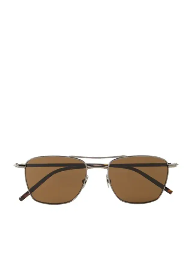 Sl 866 Square-frame Metal Sunglasses