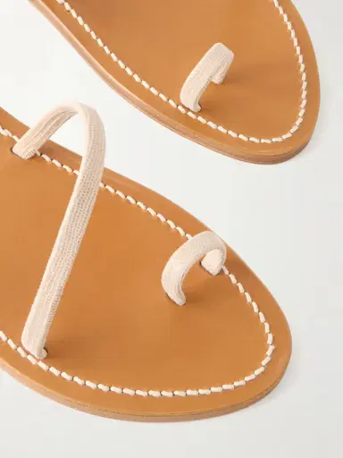 K Jacques St Tropez Loki Leather Thong Sandals | Thumbnail 5