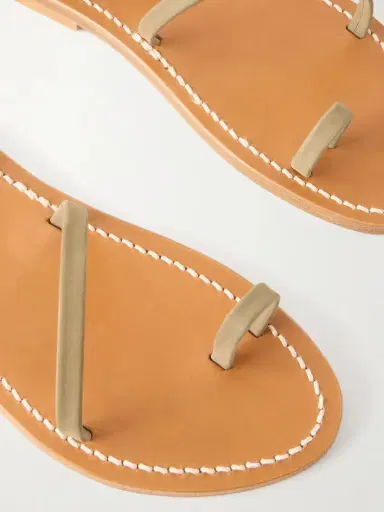K Jacques St Tropez Loki Leather Thong Sandals | Thumbnail 5