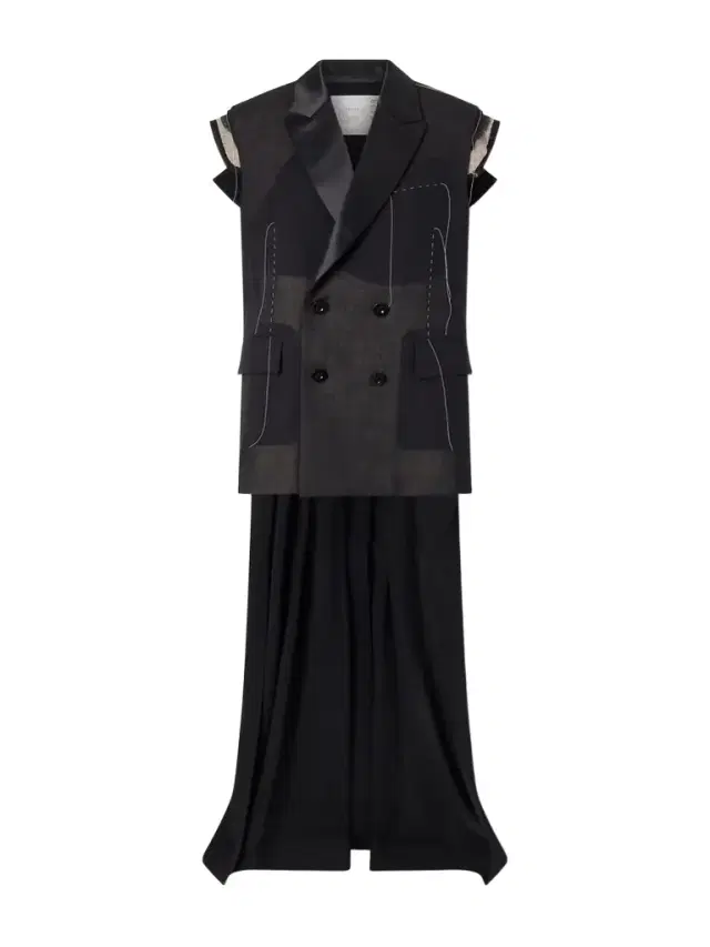 Wool Organza Vest