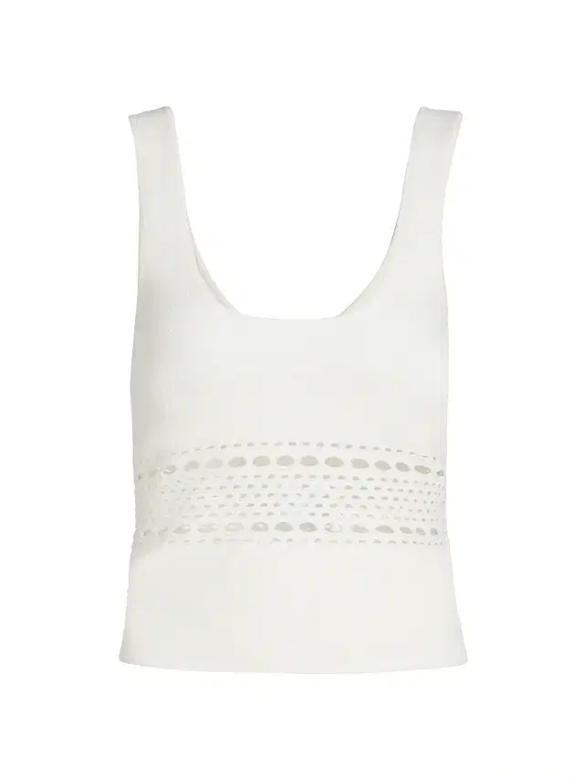 SIMKHAI Women's Fitzgerald Open Stitch Knit Tank -