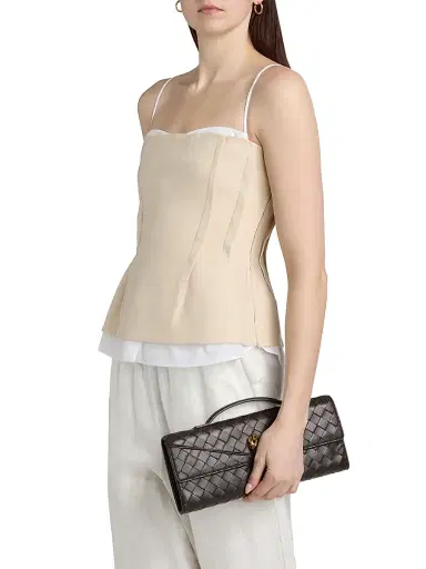 Simkhai Women's Cayden Linen Bustier Top - Sand Multi | Thumbnail 4