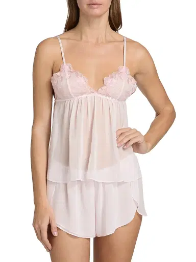 In Bloom Women's Emmy Cami Shorts Pajama Set - Rosewater - Size XL | Thumbnail 3 In Bloom Women's Emmy Cami Shorts Pajama Set - Rosewater - Size XL | Thumbnail 3