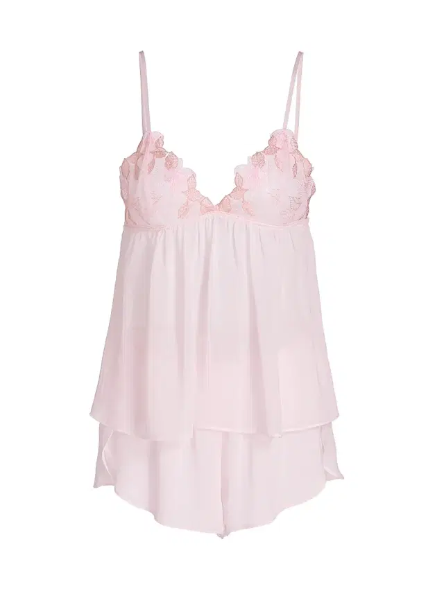 In Bloom Women's Emmy Cami Shorts Pajama Set - Rosewater