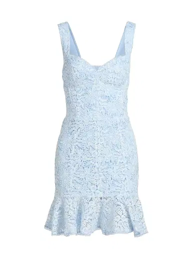 Generation Love Women's Celena Lace Minidress - Light Blue White - Size 14 | Thumbnail 1 Generation Love Women's Celena Lace Minidress - Light Blue White - Size 14 | Thumbnail 1