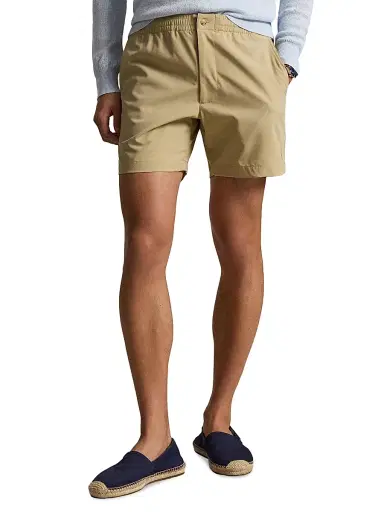 Polo Ralph Lauren Men's Elasticized Waistband Mid-Rise Trunks | Thumbnail 3 Polo Ralph Lauren Men's Elasticized Waistband Mid-Rise Trunks | Thumbnail 3