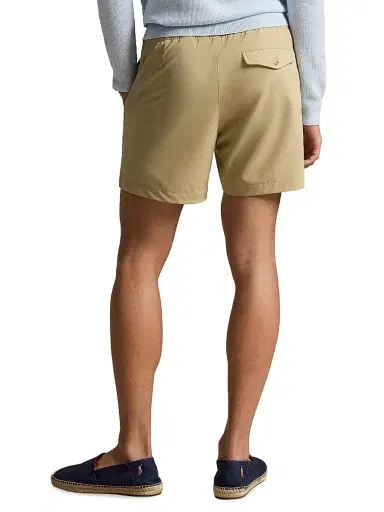 Polo Ralph Lauren Men's Elasticized Waistband Mid-Rise Trunks | Thumbnail 4 Polo Ralph Lauren Men's Elasticized Waistband Mid-Rise Trunks | Thumbnail 4